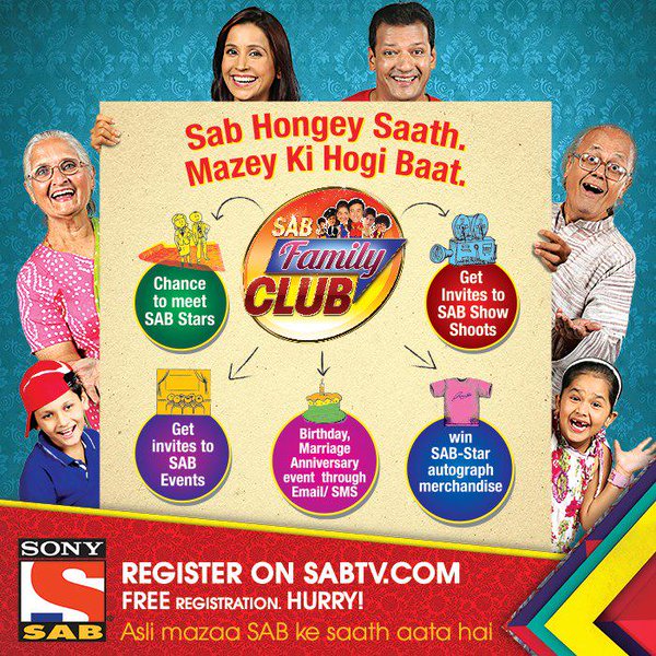 SAB TV - SAB Family Club Contest Online registration is going on